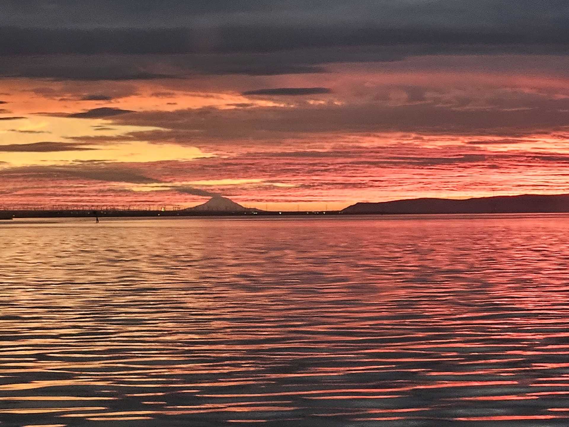 mount hood at sunset