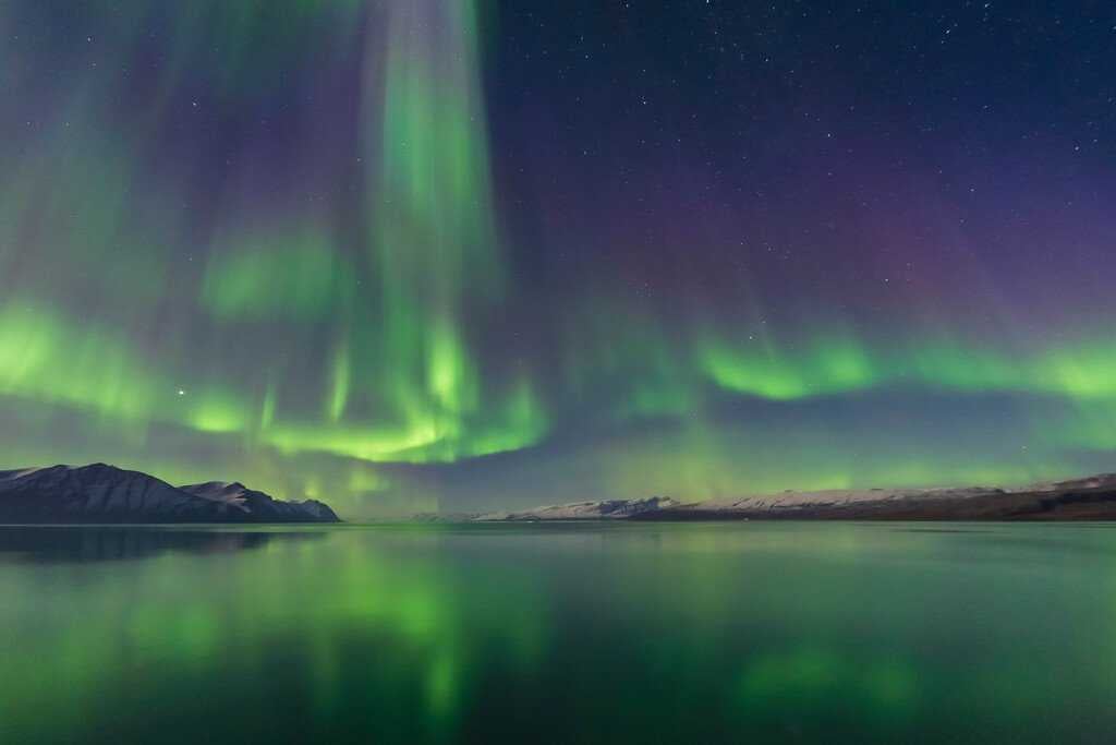 Northern lights in Greenland