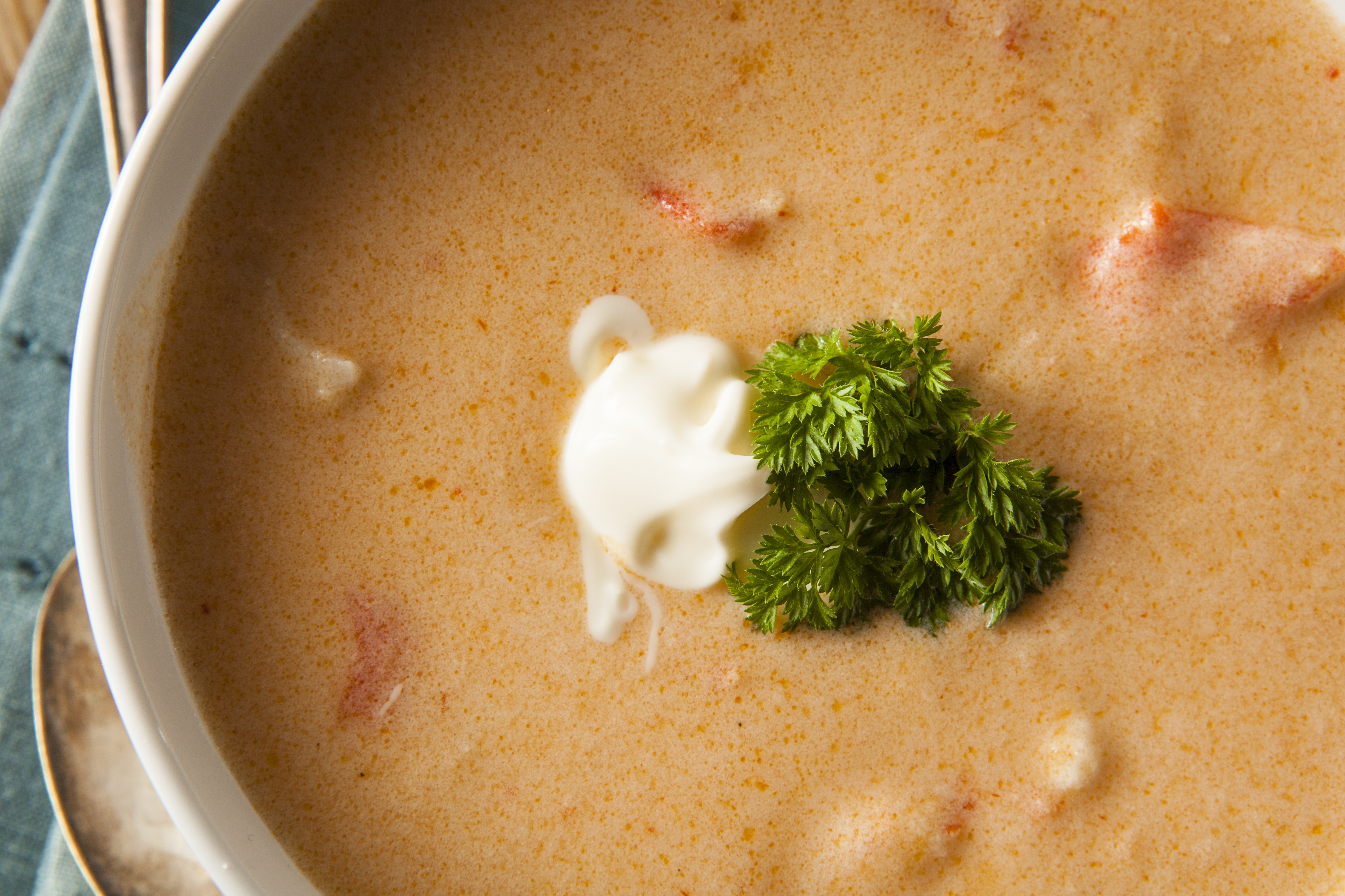 Homemade Lobster Bisque Soup